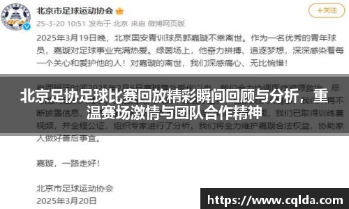 北京足协足球比赛回放精彩瞬间回顾与分析，重温赛场激情与团队合作精神