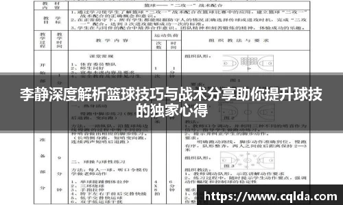 李静深度解析篮球技巧与战术分享助你提升球技的独家心得